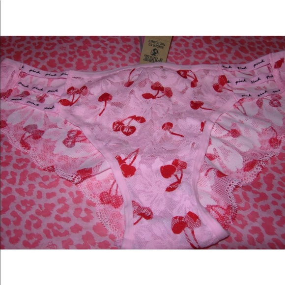 PINK Victoria's Secret Other - PINK Sexy Cheekster Cherries Hearts ♥️ XS NWT